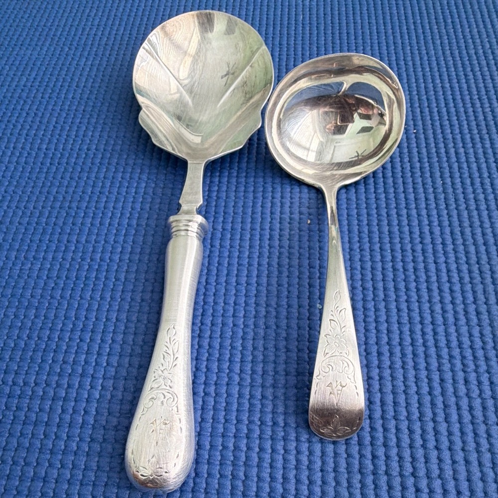 Vintage Birks Regency Plate Queen Mary - silverplate, Barry SPOON &GRAVITY LADLE